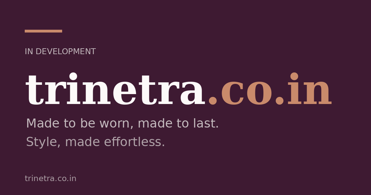 Link preview image for trinetra.co.in